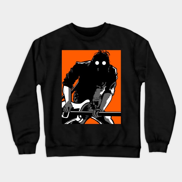 DFA (ORANGE) Crewneck Sweatshirt by Defsnotadumb